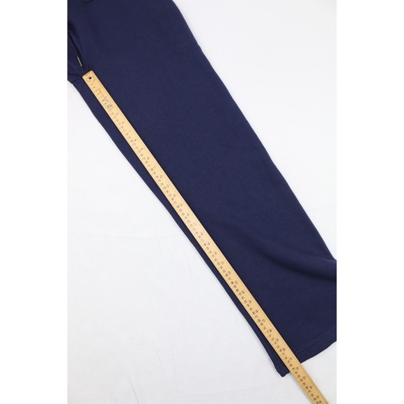 Ed Hardy Womens Broken Hearts  Sweatpants Wide Leg Y2K Navy Eclipse L  Fleece - Picture 15 of 16